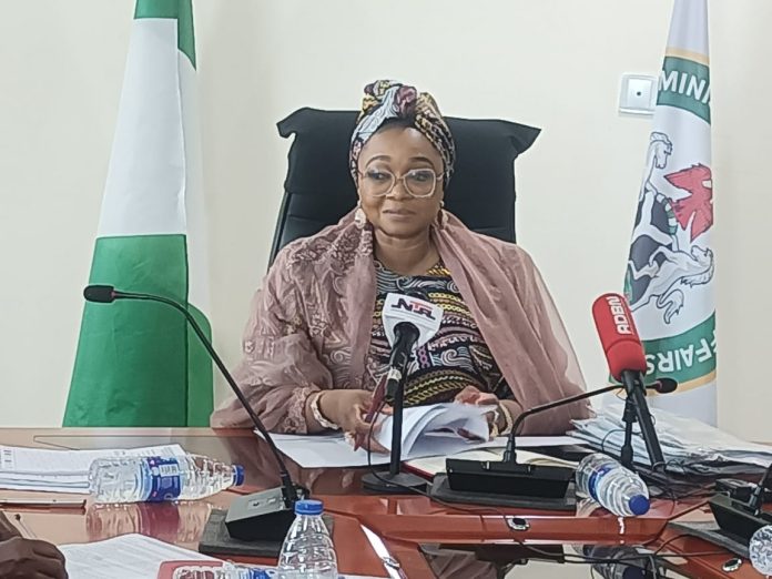 Honourable Minister of Women Affairs and Social Development, Hon.Imaan Sulaiman-Ibrahim