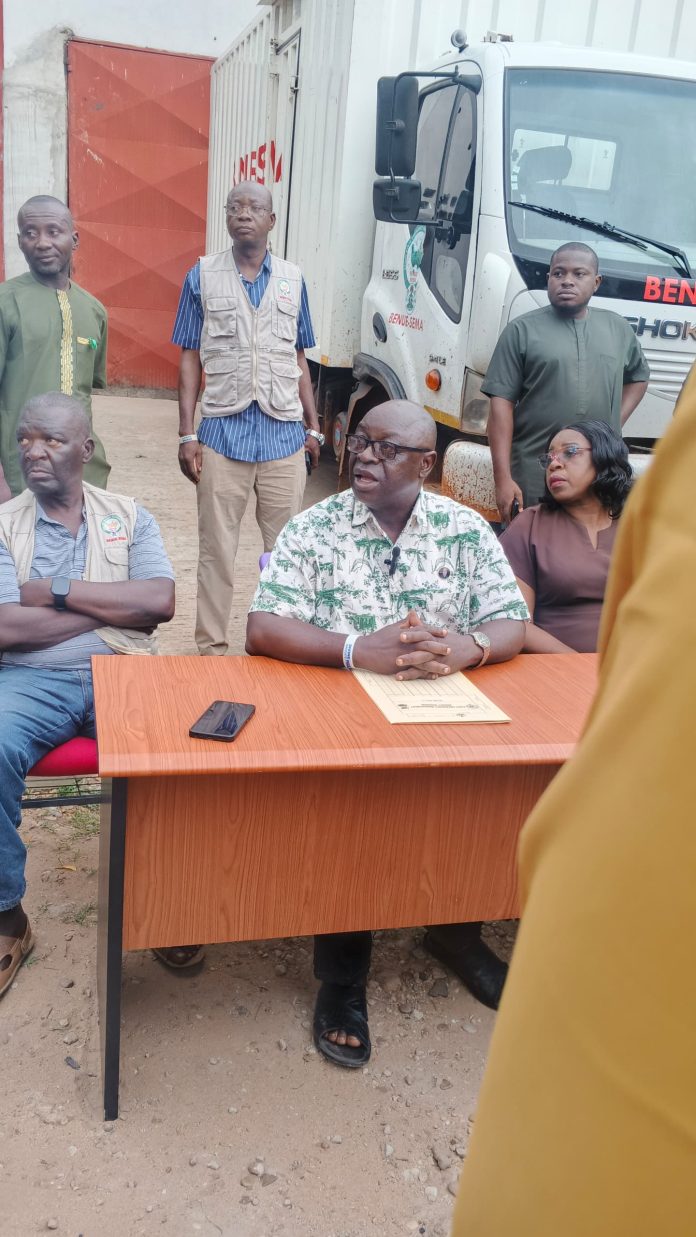 Benue SEMA Distributes Massive Relief Materials To IDPs, Lands Gov. Alia, UNHCR, Others For Humanitarian Support
