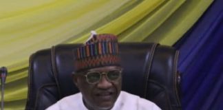 The Honourable Minister of Police Affairs, Senator Ibrahim Gaidam