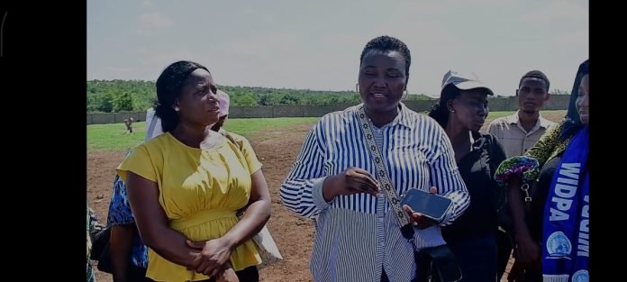 Beneficiaries of input distribution in Ibadan, Oyo State.