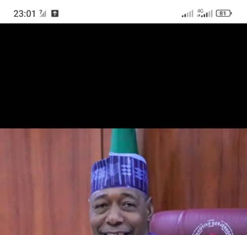 Borno State Governor, Professor Babagana Umara Zulum