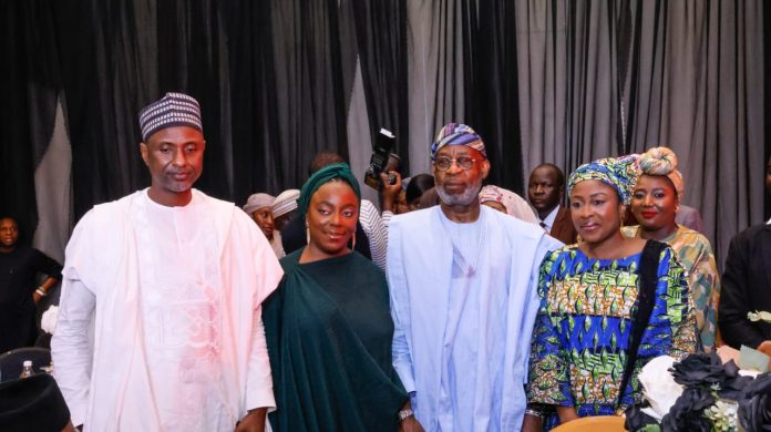 IMG-20260515-WA0037 L-R: The third person in the picture is the Honourable Minister of Solid Minerals Development, Dr. Dele Alake. The first person is the Permanent Secretary of Solid Minerals Development, Engr. Faruk Yusuf Yabo and awardees, during the ceremony of the maiden edition of the Solid Minarals Excellence Awards (SOMEA)2026, held at Abuja Continental Hotel on Thursday 14th May, 2026 in Abuja, Nigeria.