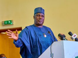 The Minister of State for Agriculture and Food Security and Supervising Minister of Cooperative Affairs, Sen Dr Aliyu Sabi Abdullahi and other stakeholders during the Cooperative Housing Summit Africa.