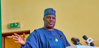 The Minister of State for Agriculture and Food Security and Supervising Minister of Cooperative Affairs, Sen Dr Aliyu Sabi Abdullahi and other stakeholders during the Cooperative Housing Summit Africa.