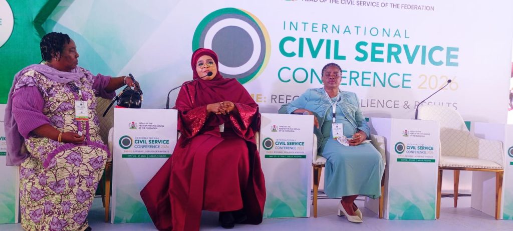 The Permanent Secretary, Federal Ministry of Women Affairs and Social Development, Mrs. Esuabana Nko Asanye, performed the role of a panelist on the first day of the conference with a topic: Gender Equality