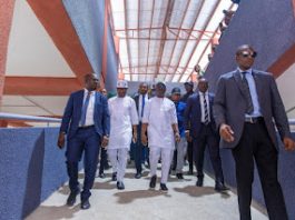Okpebholo Leads Edo Leaders on Inspection of Rebuilt Oba Market as Traders Celebrate Revival Of Business Hub