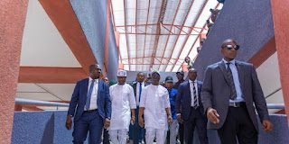 Okpebholo Leads Edo Leaders on Inspection of Rebuilt Oba Market as Traders Celebrate Revival Of Business Hub