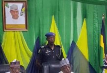 Federal Government Reaffirms Commitment To Strengthening Internal Security And Enhancing Nigeria Police Force Capacity Left ; President, Federal Republic of Nigeria, Bola Ahmed Tinubu( GCFR) represented by the Honourable Minister of Police Affairs, Senator Ibrahim Gaidam (CON) at the Inauguration of the Board of Trustees of the Nigerian Police Trust Fund