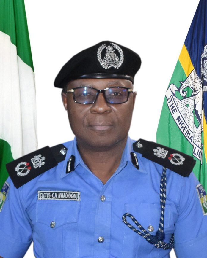 Commissioner of Police, CP Cletus C.N. Nwadiogbu, psc(+), mnips, PhD