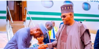 Vice President Shettima Arrives Ekiti Airport On Working Visit, Commissions Landmark Projects