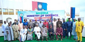 MINISTRY OF DEFENCE, Permanent Secretary, Oyo Alafin Society Delegation, Cantonment, Proposal,