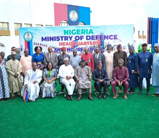 MINISTRY OF DEFENCE, Permanent Secretary, Oyo Alafin Society Delegation, Cantonment, Proposal,