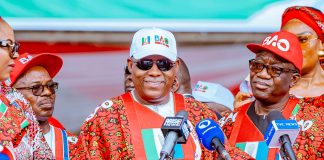 Ekiti 2026: VP Shettima Drums Support For Oyebanji's Reelection At APC Mega Rally