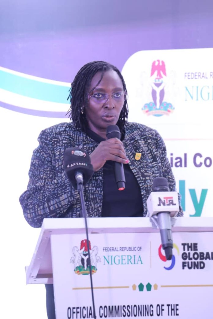 IMG-20260616-WA0198 The Permanent Secretary, Federal Ministry of Health and Social Welfare Daju Kachollom S. mni, representing the Coordinating Minister of Health and Social Welfare Professor Muhammad Ali Pate at the official Commissioning of Abuja Premier Medical Warehouse