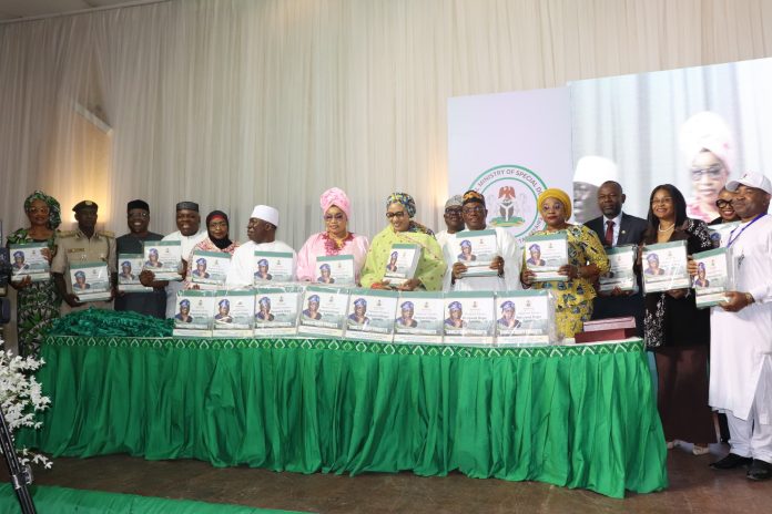Cross section of dignitaries during the unveiling of Compendium on Zonal Intervention/Constituency Projects at the Banquet Hall, State House Abuja.