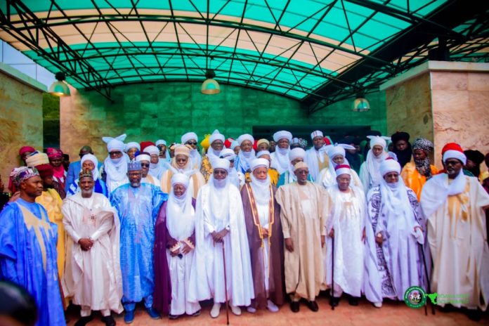 FG, Traditional Rulers Must Work Closer To Secure Nigeria, Says Tinubu