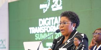 HCSF, Mrs Didi Esther Walson-Jack OON, mni, delivering the keynote address at the summit.
