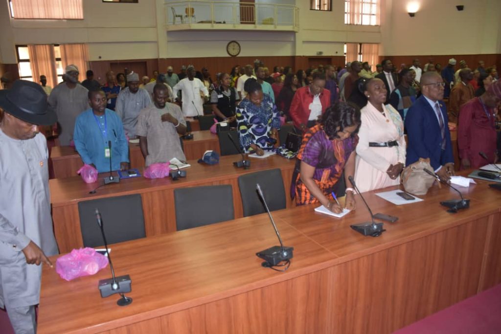 A Cross Section of Nodal Officers, Ministerial and Parastatal SERVICOM Unit Officers and Committee members during the 2nd Quarter National Council of Nodal Officers Meeting at the Conference Hall of the Federal Capital Development Administration (FCDA), Abuja, on 18th June 2026
