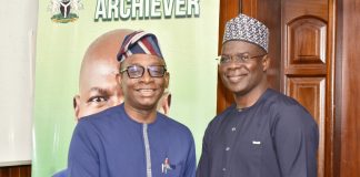Left: Director-General, BPP, Dr. Adebowale A. Adedokun, FCIPS, and the Permanent Secretary, Common Service Office, OHCSF, Dr. Danjuma Usman Kalba during the Inaugural Meeting in Abuja