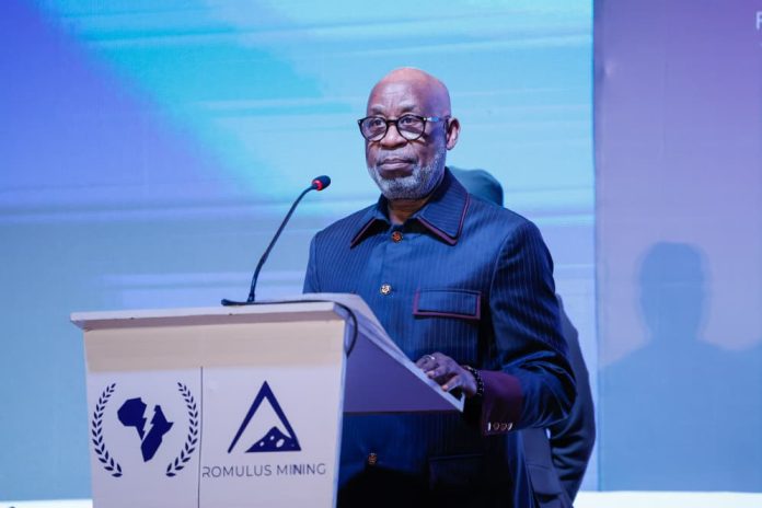 The Honorable Minister of Solid Minerals Development, Dr Dele Alake.