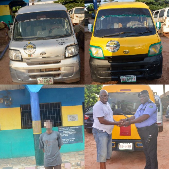 Edo Police Recover Suspected Stolen Vehicles, Arrest Two Suspects During Stop-and-Search Operation