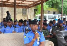 CP Yemi Oyeniyi psc acipm mnips, Addressing Stakeholders During The Visit