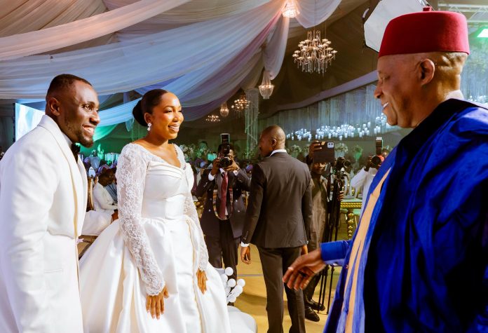 At Gov Mutfwang's Daughter's Wedding, VP Shettima Charges Plateau Stakeholders To Build Bridges
