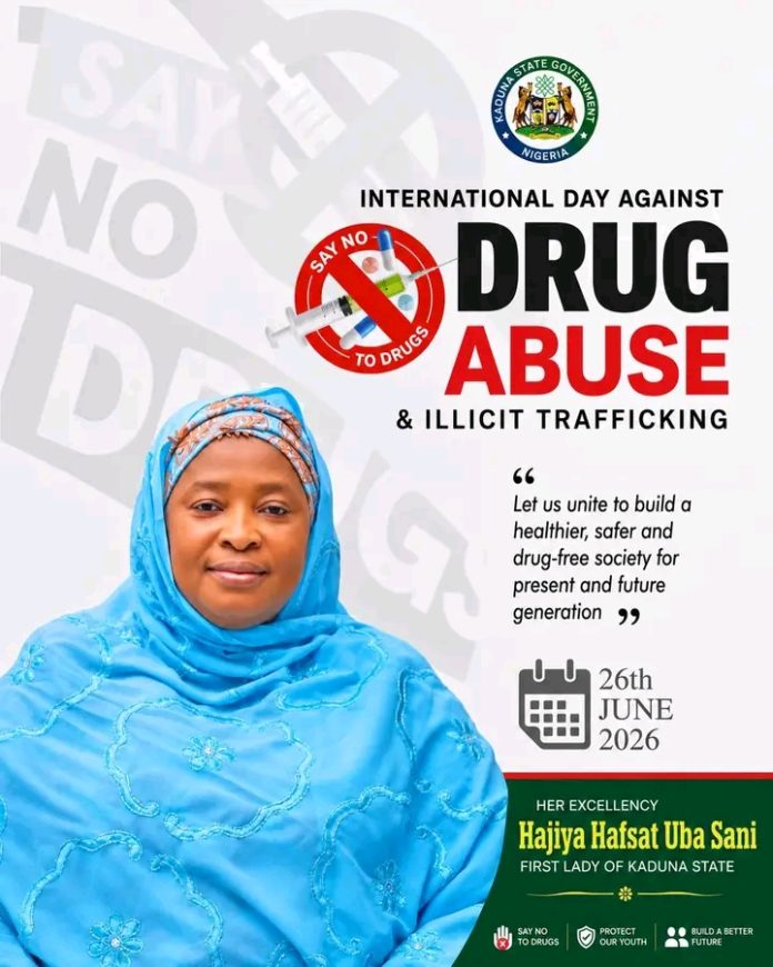First Lady of Kaduna State Join NDLEA renewed commitment to combat drug abuse and illicit trafficking