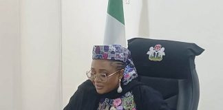 Honourable Minister of Women Affairs and Social Development, Hajiya Imaan Sulaiman-Ibrahim, FSI