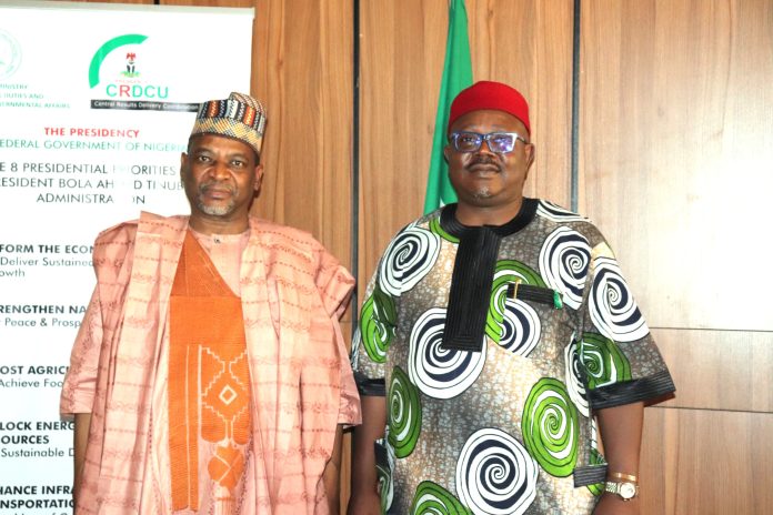 IMG-20260630-WA0295 L-R, the PS FMSDIGA, Dr Onwusoro Maduka I. and the distinguish senator, senator Anthony Ishaku Yaro of Gombe state