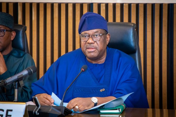 Secretary to the Government of the Federation, Sen. George Akume, CON, delivering the inaugural speech during the inauguration ceremony of the Technical Board of the Nigeria Anti-Doping Centre (NADC) on Thursday, 2nd July 2026 in Abuja.