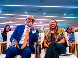 Honourable Minister Federal Ministry of Industry, Trade and Investment Dr Jumoke Oduwole and the AFCFTA Secretary -General , H.E Wamkele Mene during the Digital Trade Forum held recently in Lagos.