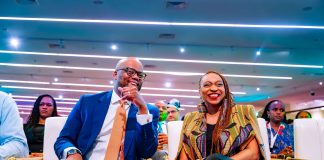 Honourable Minister Federal Ministry of Industry, Trade and Investment Dr Jumoke Oduwole and the AFCFTA Secretary -General , H.E Wamkele Mene during the Digital Trade Forum held recently in Lagos.