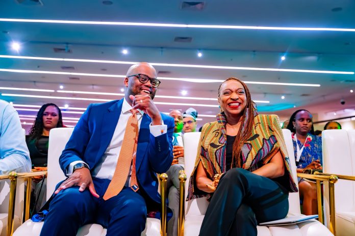 IMG-20260703-WA0051 Honourable Minister Federal Ministry of Industry, Trade and Investment Dr Jumoke Oduwole and the AFCFTA Secretary -General , H.E Wamkele Mene during the Digital Trade Forum held recently in Lagos.
