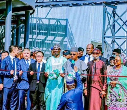 President Tinubu commissions 6, 000 metric tons per day Lithium processing plant in Nasarawa State