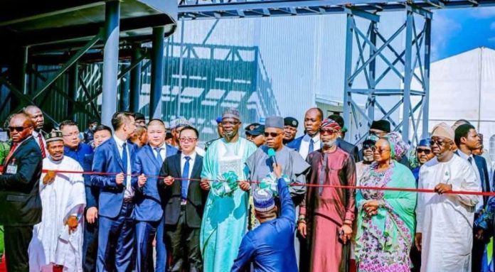 President Tinubu commissions 6, 000 metric tons per day Lithium processing plant in Nasarawa State