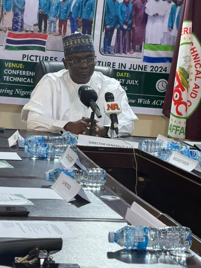 NTAC DG/CEO, Rt. Hon. Yusuf Buba Yakub, addressing the Returning NTAC Volunteers from The Gambia and Sierra Leone during the Debriefing and Support Session held at the NTAC Conference Room, Abuja.
*1st July 2026*