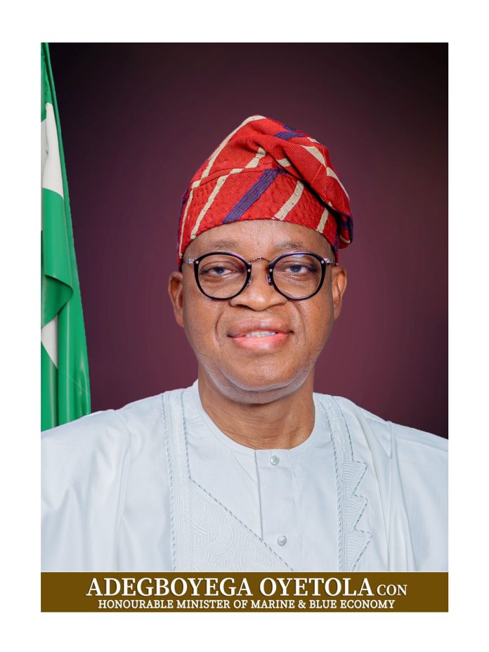 IMG-20260707-WA0148 HE, DR. ADEGBOYEGA OYETOLA, CON HONOURABLE MINISTER OF MARINE AND BLUE ECONOMY