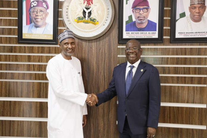 IMG-20260710-WA0041 R-L: Permanent Secretary of Solid Minerals Development, Engr. Faruk Yusuf Yabo and DG Governors' Forum Dr Abdullateef Shittu.