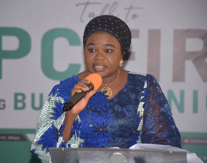 IMG-20260710-WA0056 The Ag. National Coordinator/CEO of the SERVICOM Office, Mrs. Helen Lawal delivering her Keynote Address during the official inauguration of the Parastatal SERVICOM Unit/Parastatal SERVICOM Committee (PSU/PSC) at the Nigerian Investment Promotion Commission (NIPC) on 9th July, 2026 in Abuja.