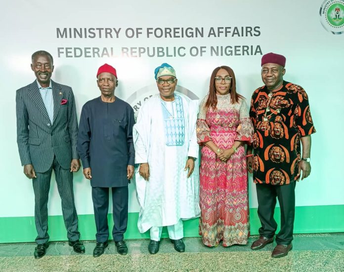 IMG-20260710-WA0065 Honourable Minister of State for Foreign Affairs Seeks Partnership With Retired Ambassadors To Strengthen Nigeria's Foreign Service