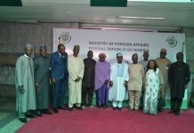 Honourable Minister of State for Foreign Affairs Receives Council Of Retired Federal Permanent Secretaries Honourable Minister of State for Foreign Affairs Receives Council Of Retired Federal Permanent Secretaries