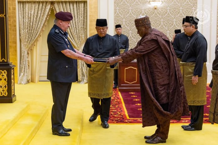 IMG-20260715-WA0157(1) Presentation Of Letters Of Credence By Ambassador Ahmed Olatunji Sulu-Gambari To His Majesty Sultan Ibrahim, Yang Di-Pertuan Agong Of Malaysia
