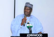 The Minister of State for Agriculture and Food Security, Sen Dr Aliyu Sabi Abdullahi, Permanent Secretary,FMAFS, Dr Marcus Olaniyi Ogunbiyi and other stakeholders during the workshop.