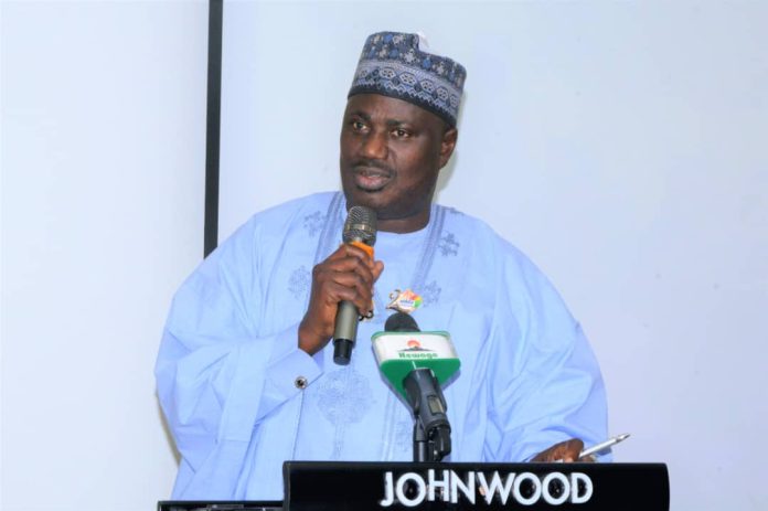 The Minister of State for Agriculture and Food Security, Sen Dr Aliyu Sabi Abdullahi, Permanent Secretary,FMAFS, Dr Marcus Olaniyi Ogunbiyi and other stakeholders during the workshop.