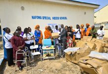 NCPWD Empowers Special Needs Children at NAFOWA School Airport Road with Assistive Devices NCPWD Empowers Special Needs Children at NAFOWA School Airport Road with Assistive Devices