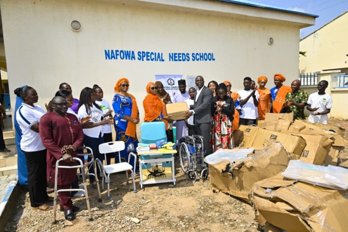 NCPWD Empowers Special Needs Children at NAFOWA School Airport Road with Assistive Devices