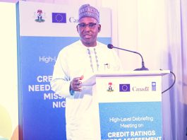 Representative of the Honourable Minister of Finance and Coordinating Minister of the Economy, Taìwo Oyedele, Perm. Sec. Special Duties, Mohammed Sanusi