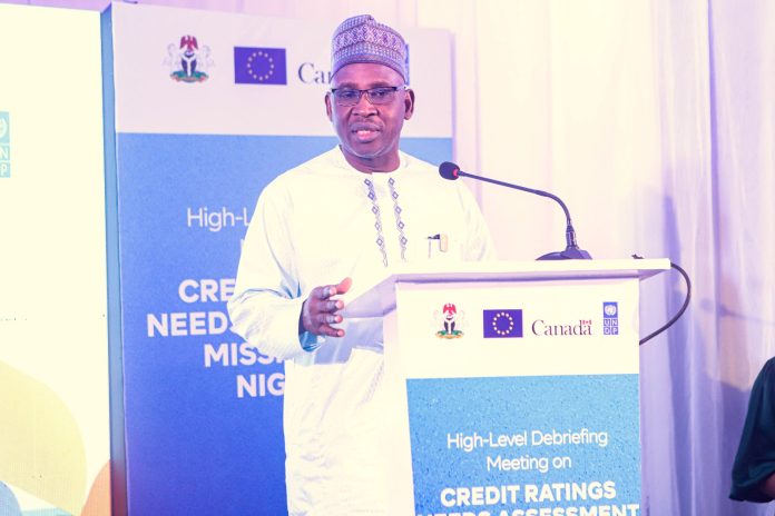 Representative of the Honourable Minister of Finance and Coordinating Minister of the Economy, Taìwo Oyedele, Perm. Sec. Special Duties, Mohammed Sanusi