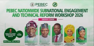 Ebonyi State Governor, His Excellency, Francis Ogbonna Nwifuru Reiterates Commitment To Providing An Investor-friendly Environment For Businesses To Thrive As The State Hosts The Second Phase Of PEBEC Townhall And State Engagement Tour, 2026